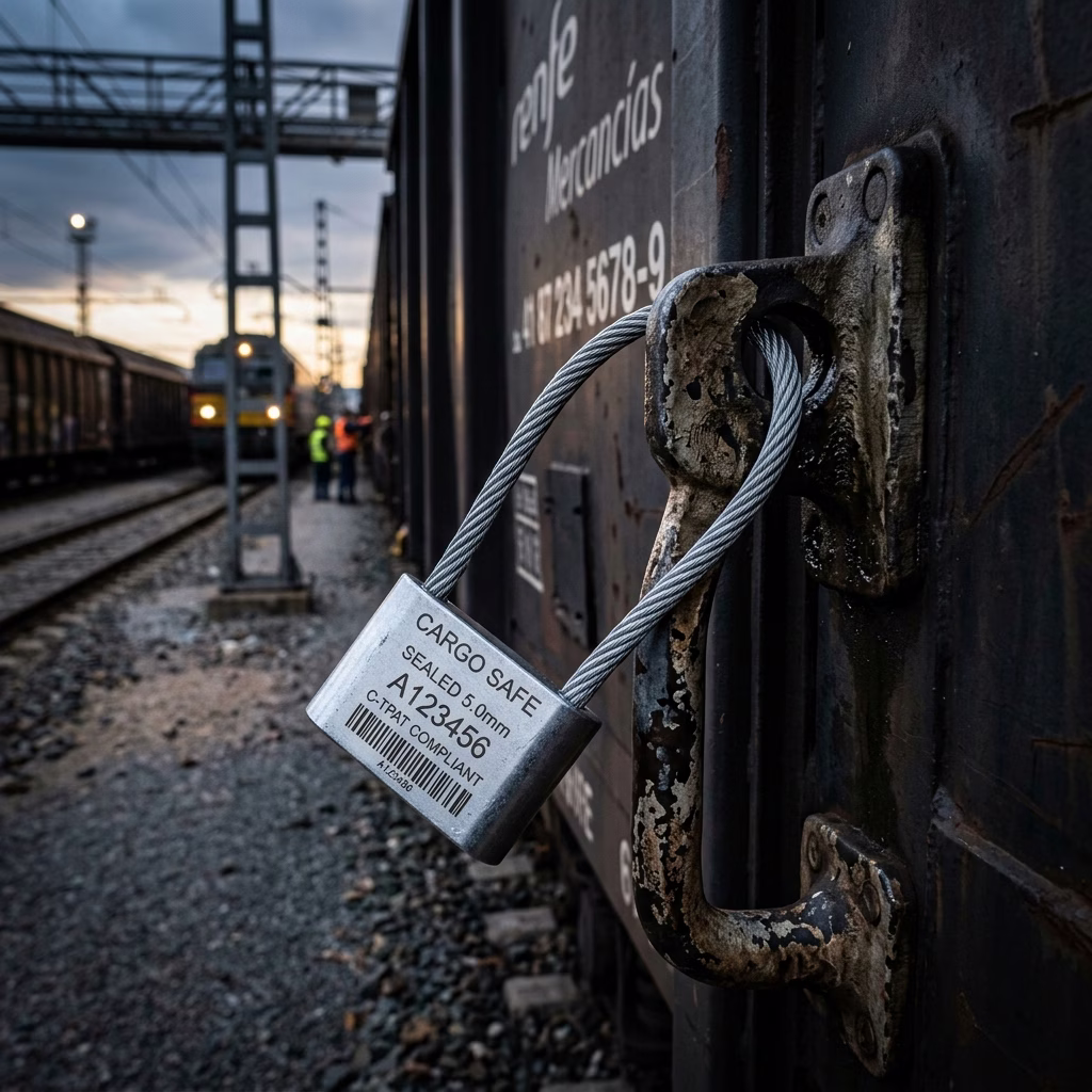 Marchamos de Cable Rígido: La Elección Correcta para Transporte Ferroviario